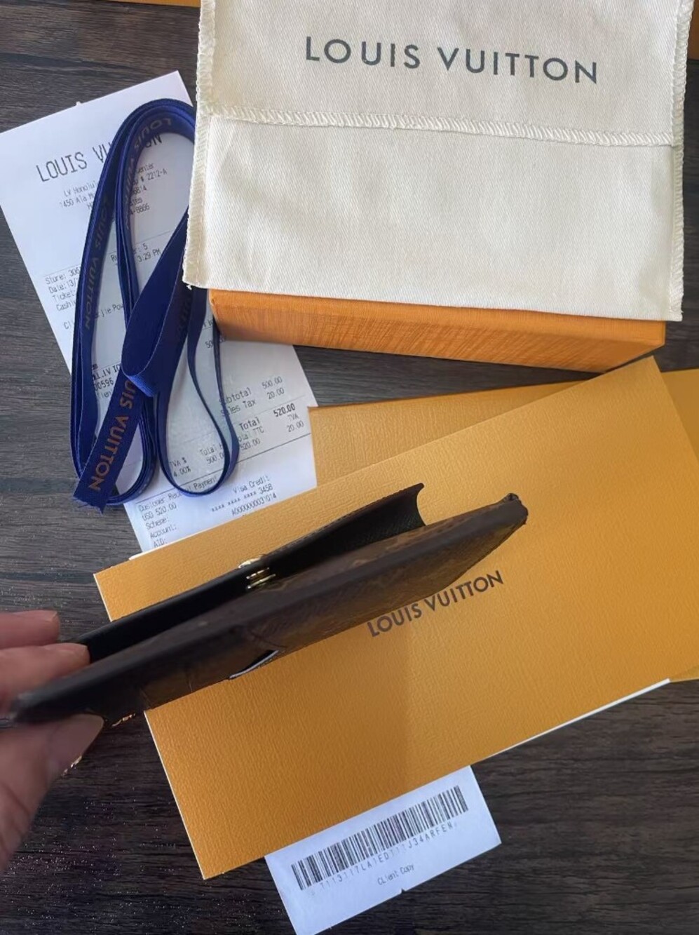 Louis Vuitton Card Holder Recto Versooriginal box. - Picture 7 of 10